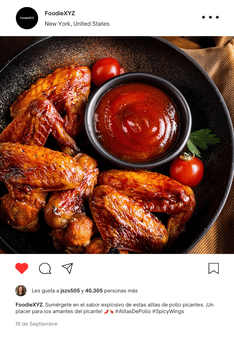 post de instagram