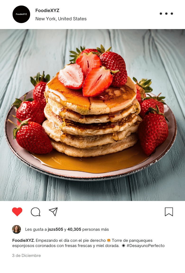 post de instagram
